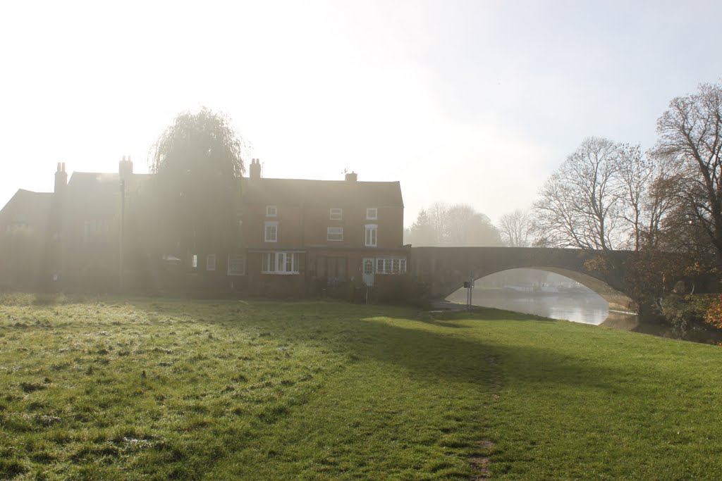 Maud Hale Cottages in the Fog by Ashley Napier