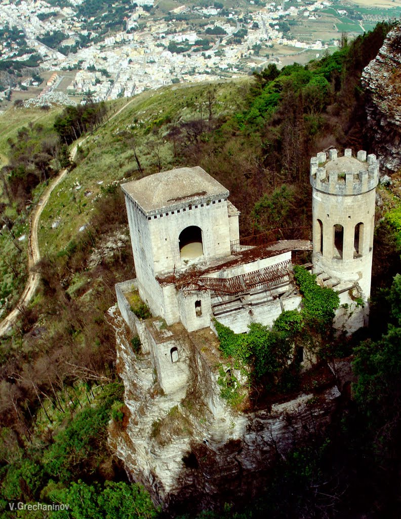 Sicilia, Erice. Сицилия, старинный замок by Владимир Гречанинов