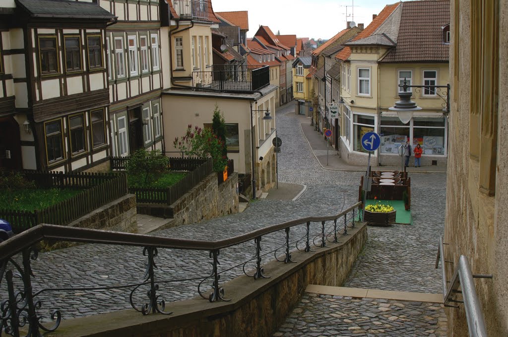 Blick zur Tränkestraße von Blankenburg by Chrischan von Danne