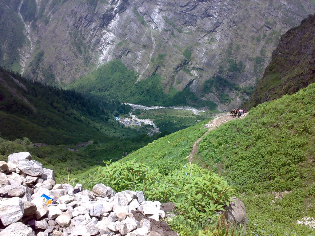 Back from hemkund towerds ghanghria by vijaypole