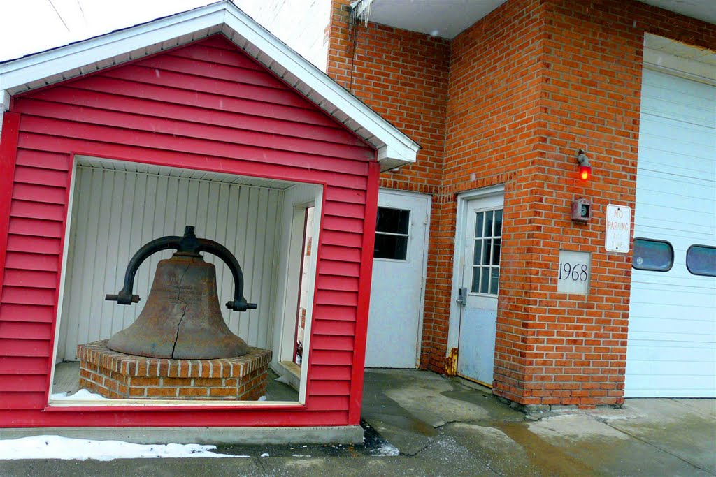 Whitney Point's 'Liberty Bell' by firestation by Geraldine Clark