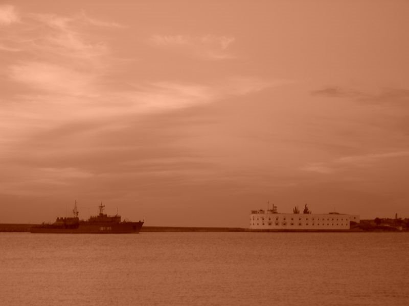 Sevastopol at dusk by Volga