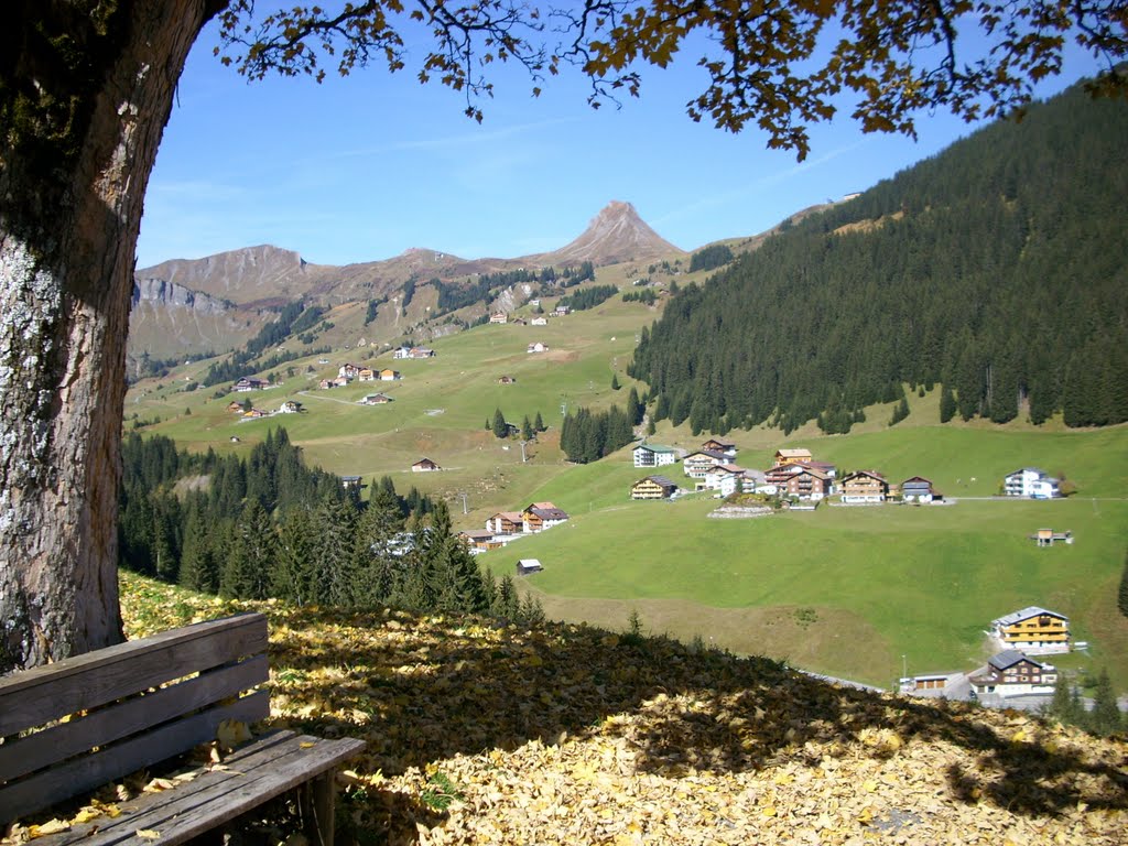 Damüls, Blick zur Mittagsspitze by d.leubauer.CB