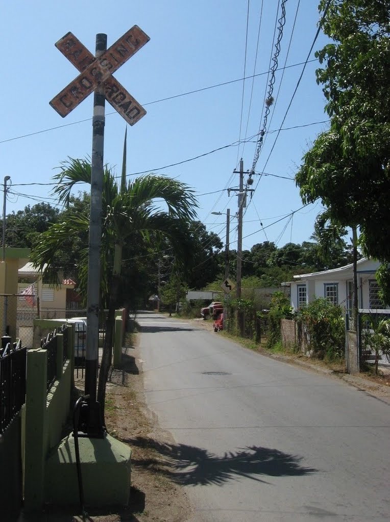 Rótulo de cruce del ferrocarril en el PAN de la PR-510 by FreddyHonda