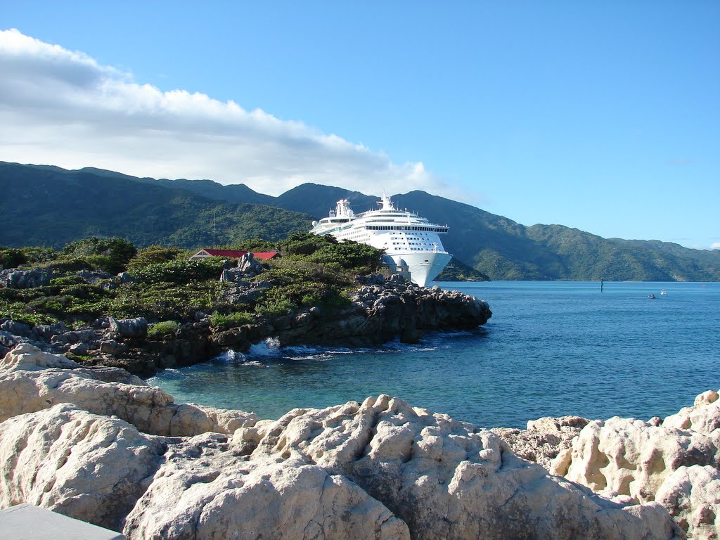 Explorer of the Seas at Labadee by lovelands