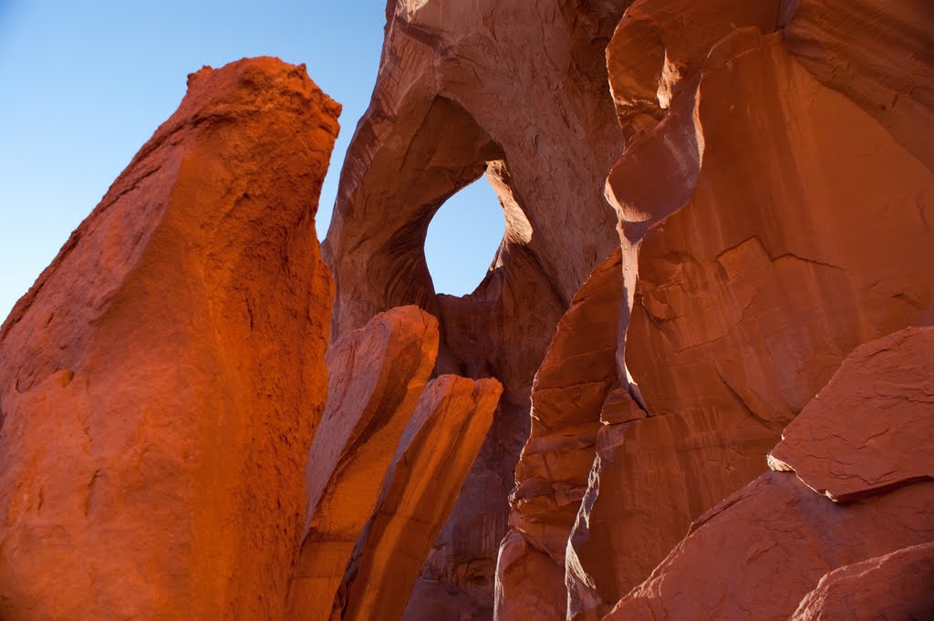 Suns Eye - Monument Valley by Fritz Malaman