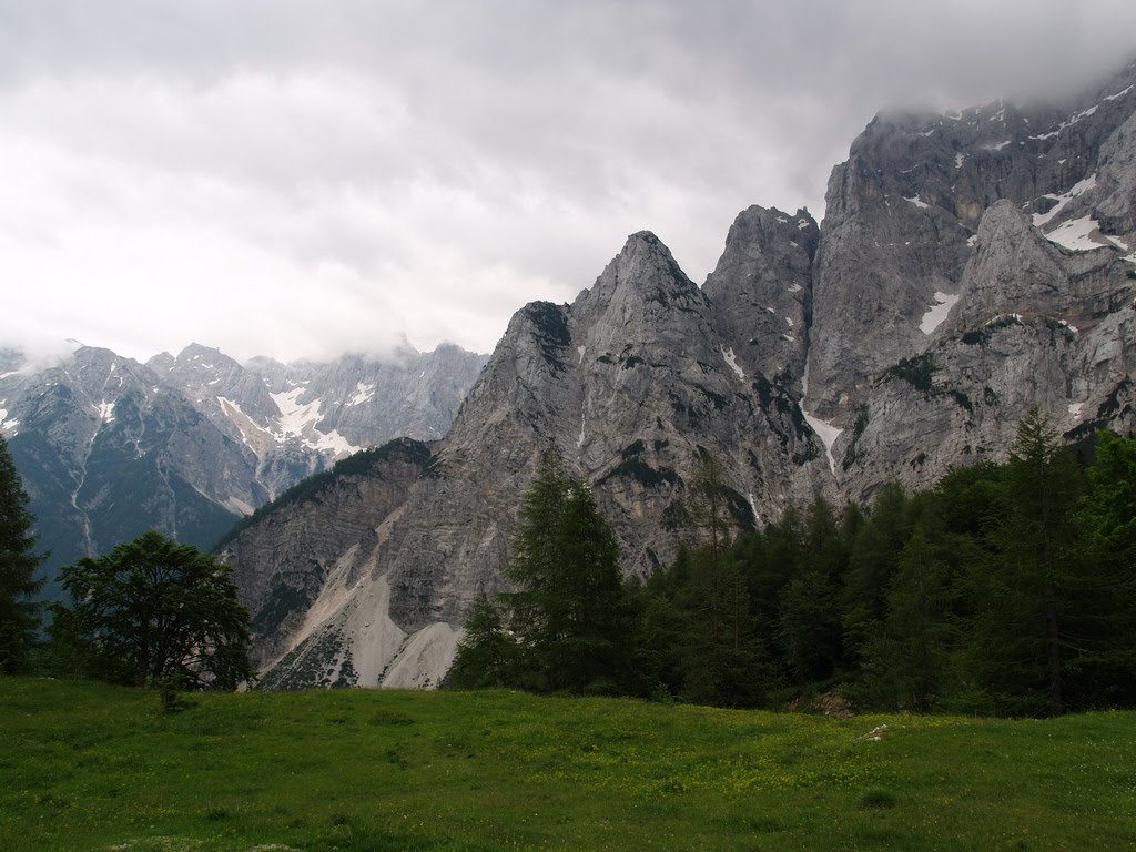 Vrsic pass - peaceful place to take a rest a little bit by viczki