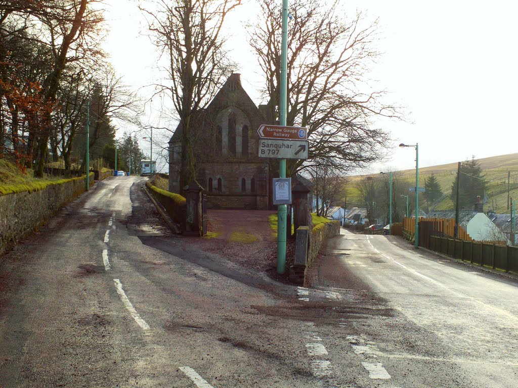 Information at the parting of the ways,Leadhills.(882) by Portmoreloch