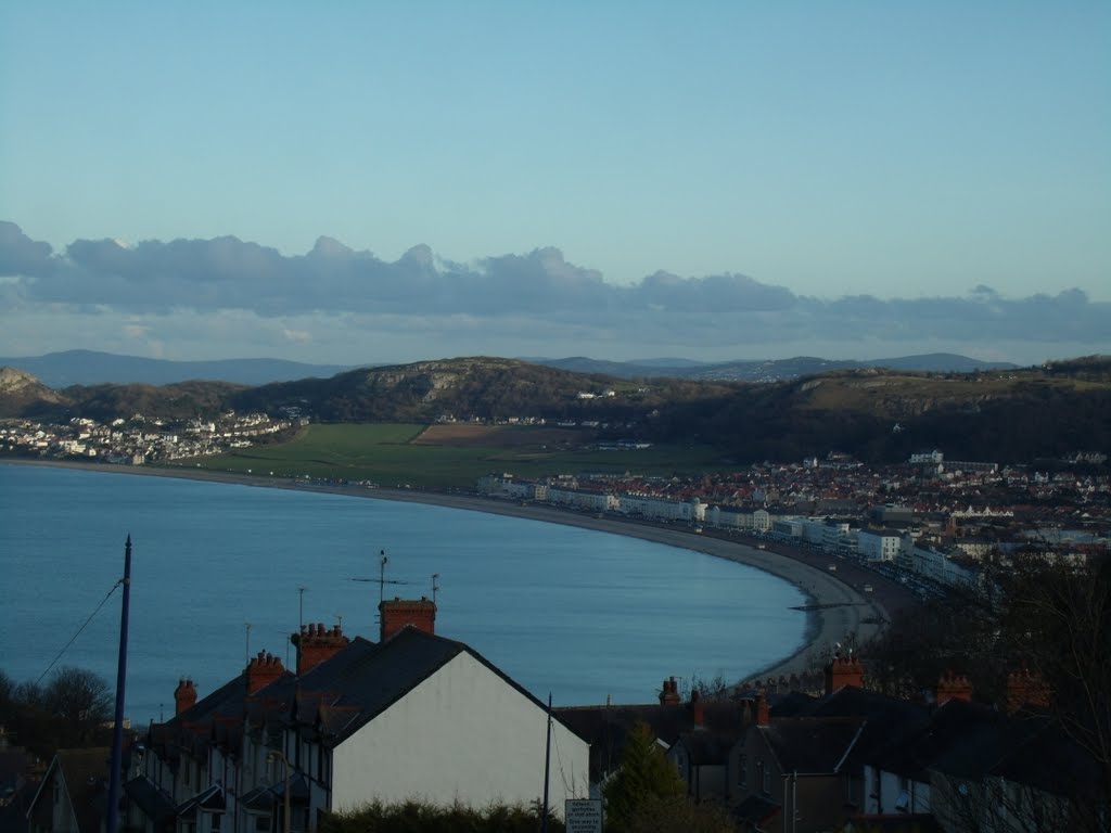 View driving down from the Great Orme by Tony Crawford