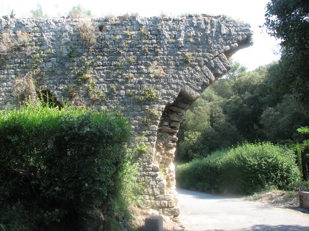 Antibes Aqueduc Romain Chemin des Clausonnes (Pont du Goa) by Claude Vauquelin