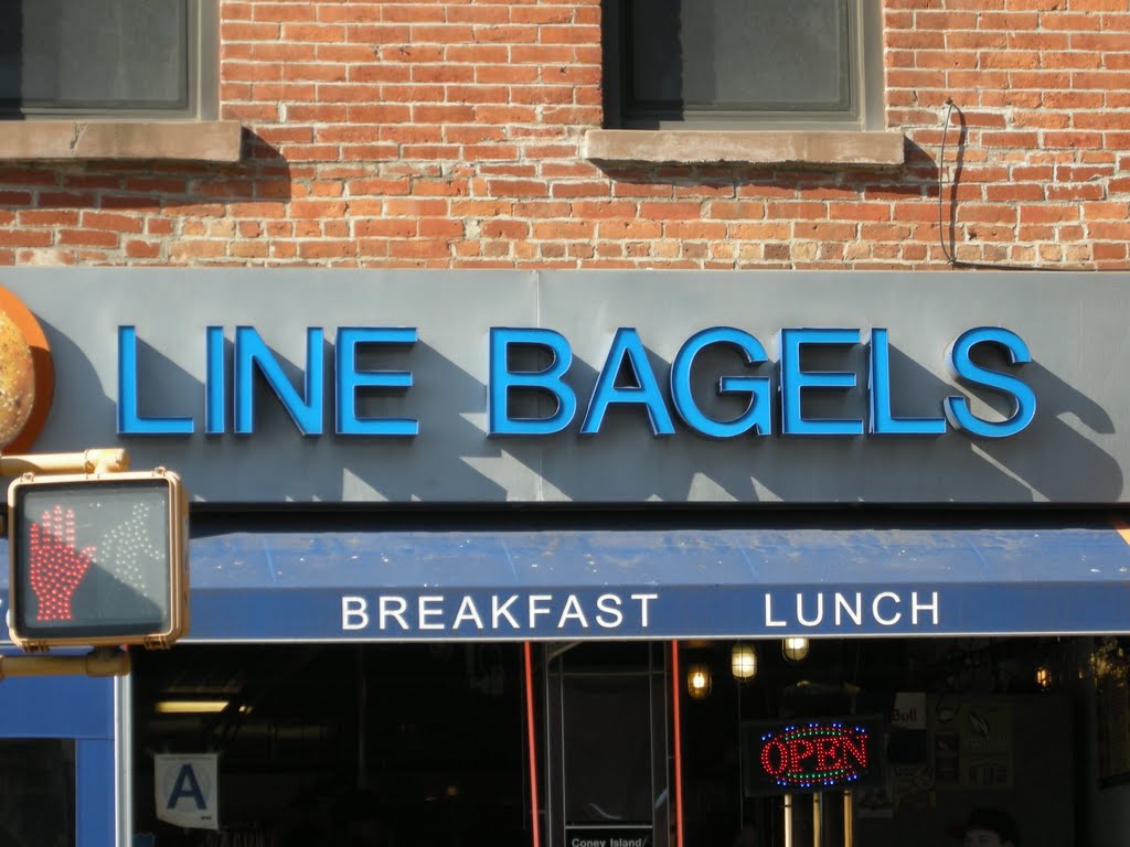 Line bagel on smith and 9th by cinthi