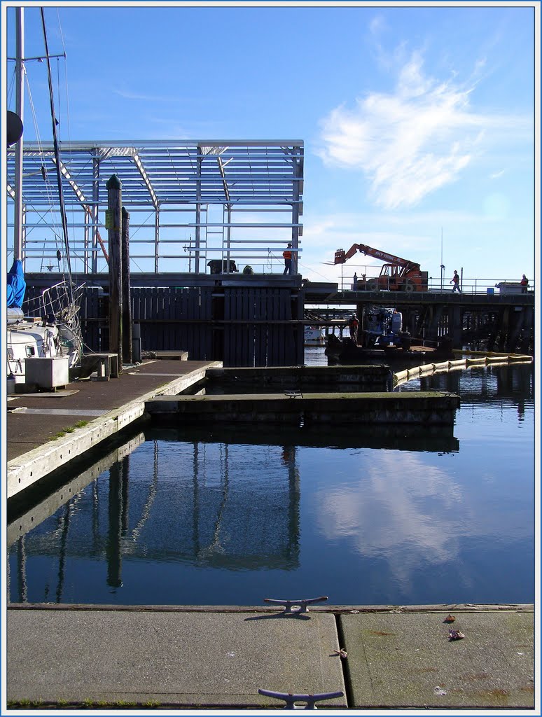 Building Site - Charleston Harbor, Oregon (suz) by Suzi in Oregon