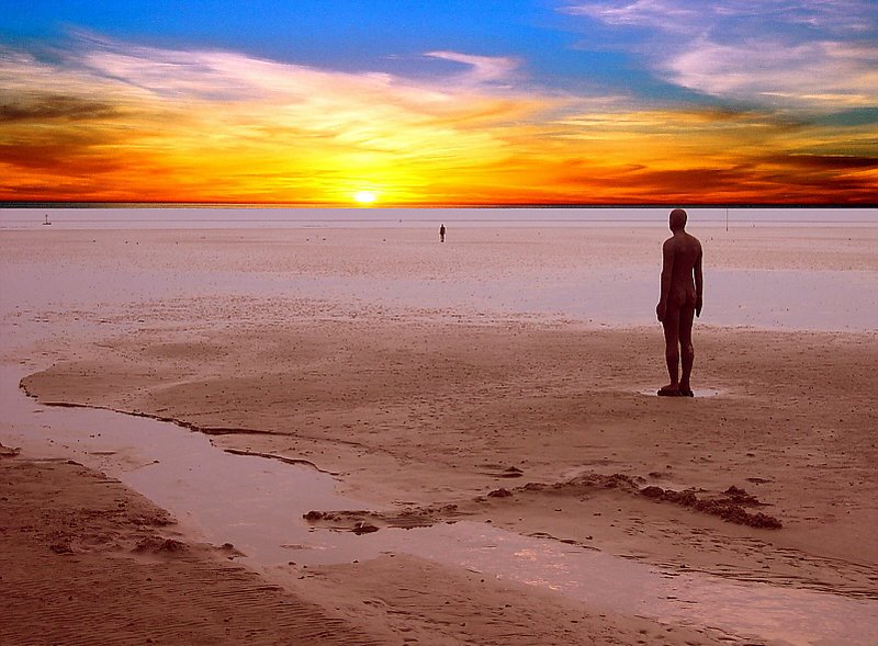 Crosby Beach by Robert Falcon