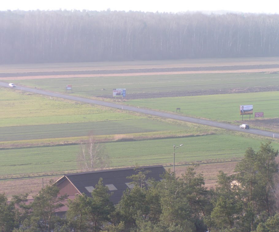 Zyrzyn from the air - the way to Pulawy, 2010 by Mariusz Bladek