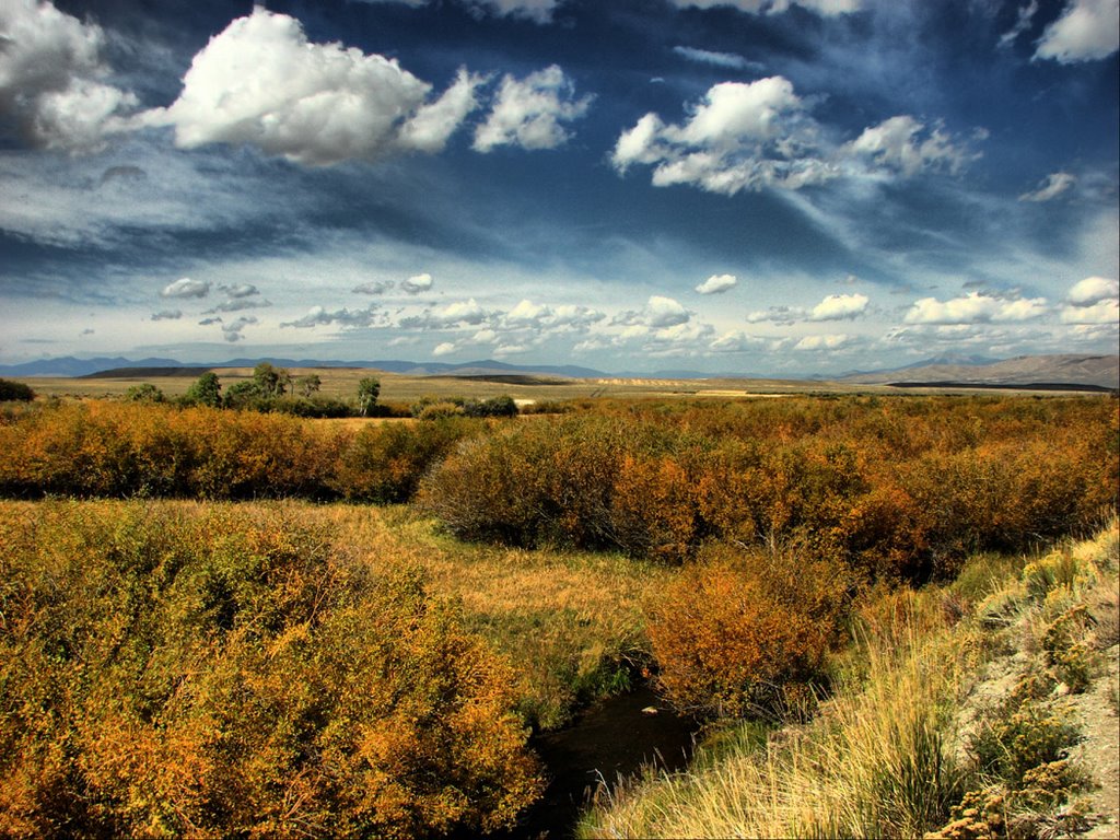 Fall Afternoon on Medicine Lodge Creek by walkaboutwest