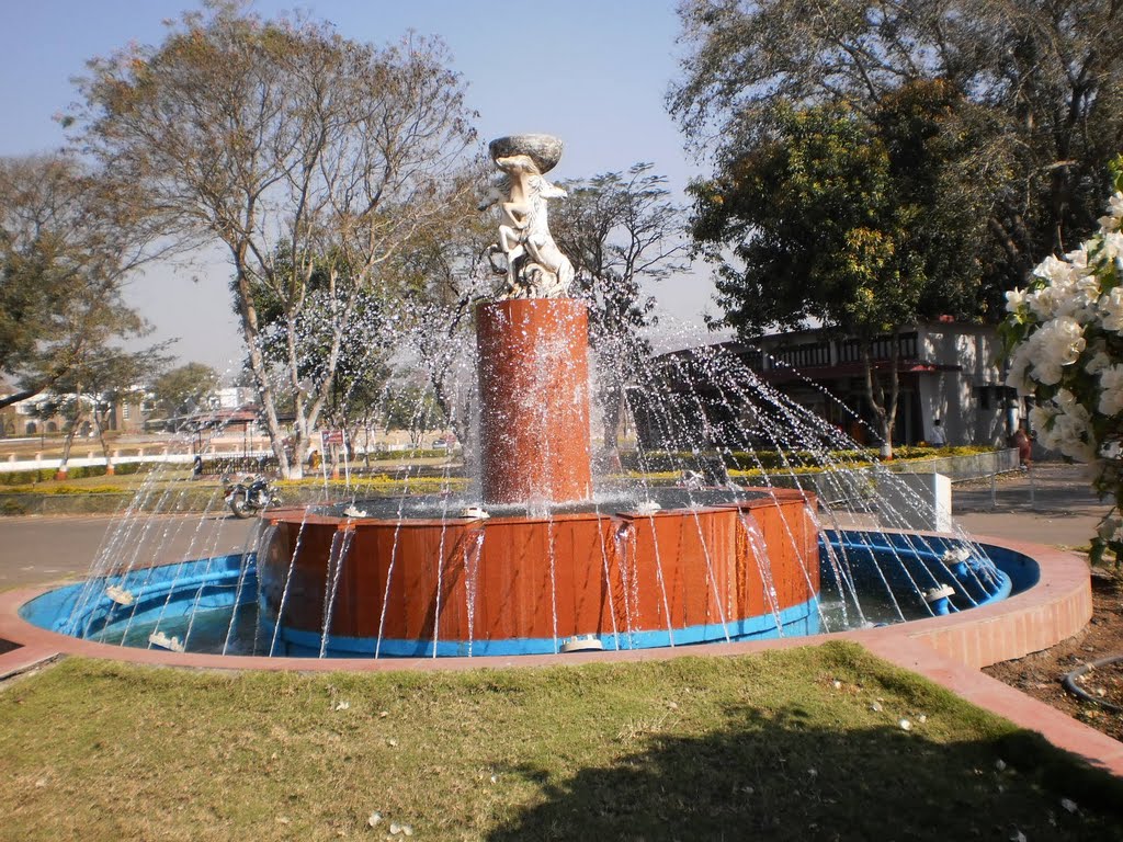 Horse Fountain.After Instruments of war ,it was welcome relief. by PM Velankar"velu".