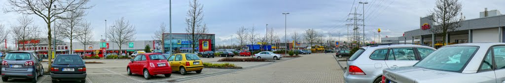 Mülheim-Dümpten / Panoramablick über das Gewerbegebiet Heifeskamp by Cityfotograph