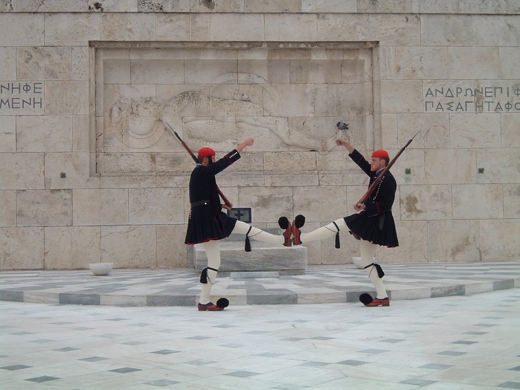 Greece - Tomb of the Unknown Soldier by John Paquette