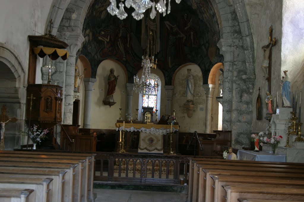 Eglise de Lioux-les-Monges by Carrazé Jean-François