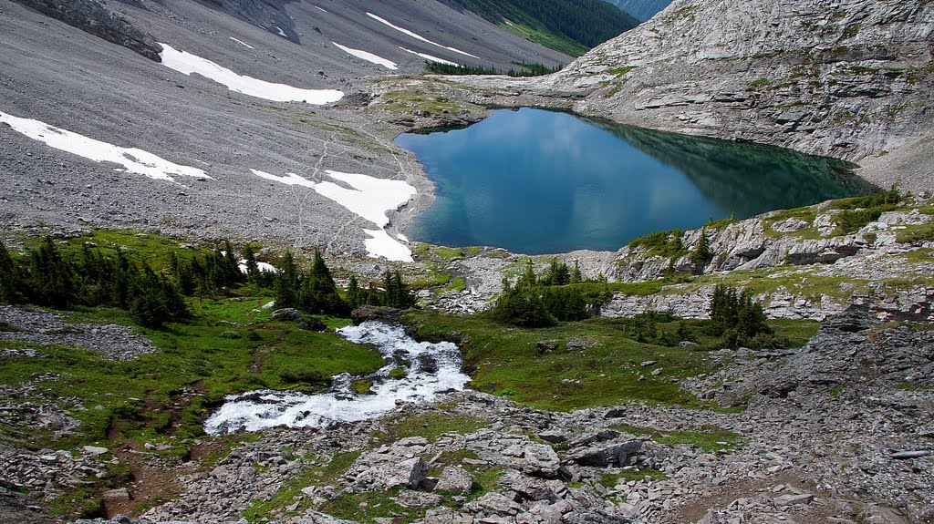 Lower Headwall Lake by Jacenty