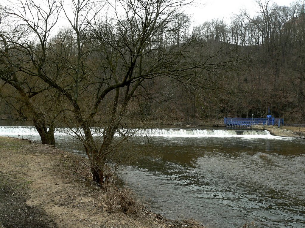 Niederwiesa OT Braunsdorf - Das Wehr in der Zschopau by Thomas Eichler