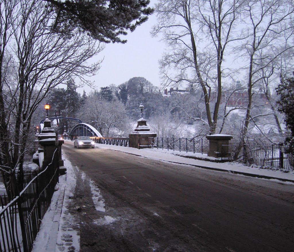 The Kingsland Toll Bridge, Shrewsbury by Dave Croker