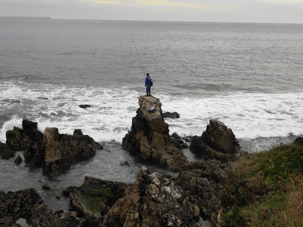 Pescando a pleamer by chusgijon