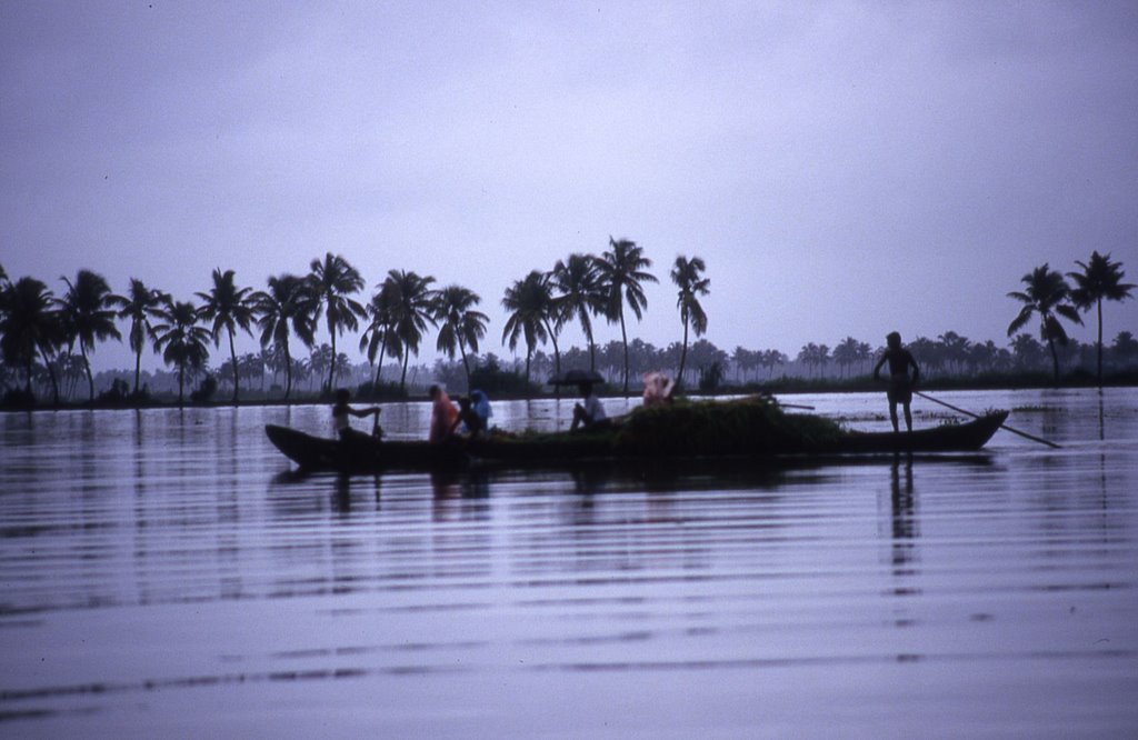 Cochin: sur les canaux pendant la mousson (1987) by suila