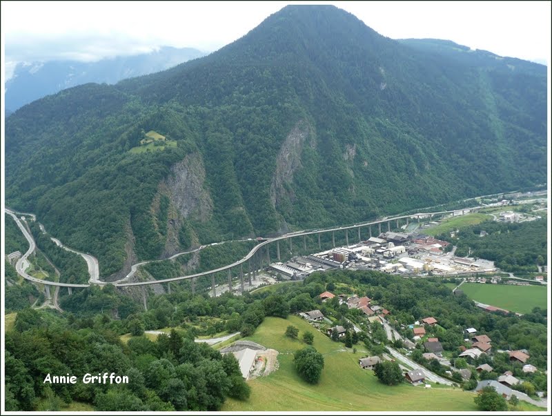 Sallanches et L'autoroure blanche depuis Plaine Joux, Sallanches depuis Passy, Plaine Joux,Haute Savoie by ♫ Amonite ♫