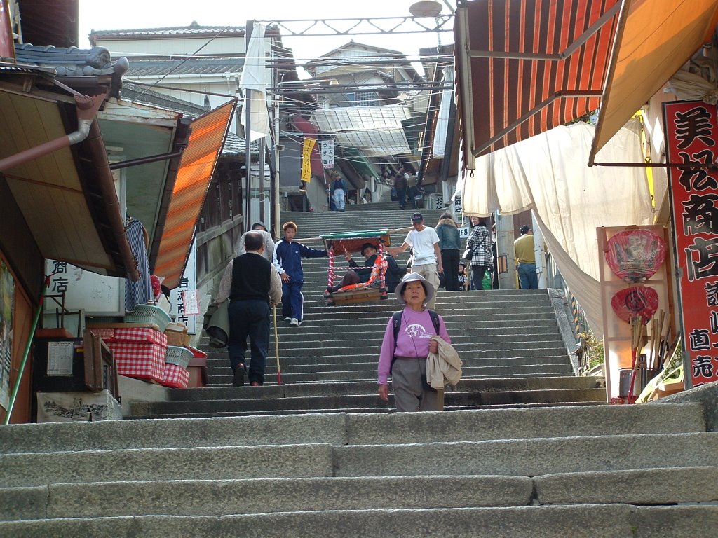 800 steps of Konpira-san, Kotohira. by Egidio Giovannini