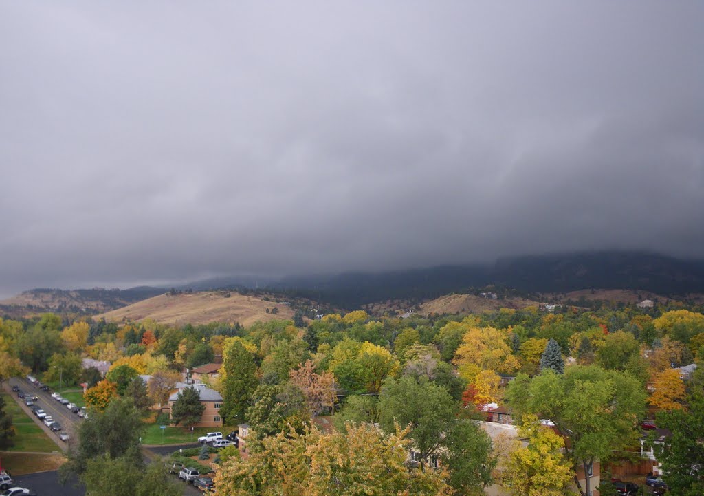 Impending rain in Boulder, October 2010. by Lukas Eddy