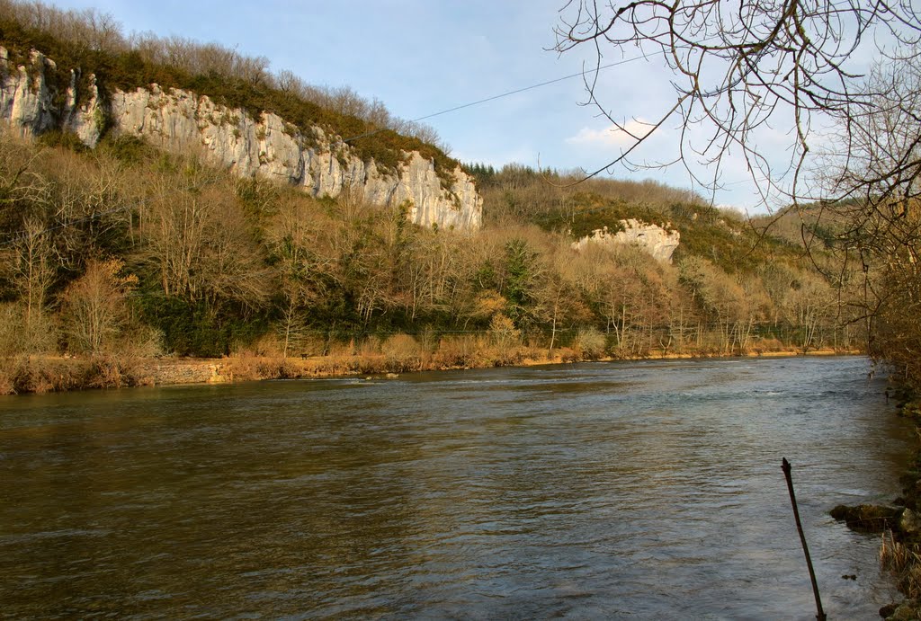 Lizine : La Loue près de sa confluence avec le Lison by JGS25