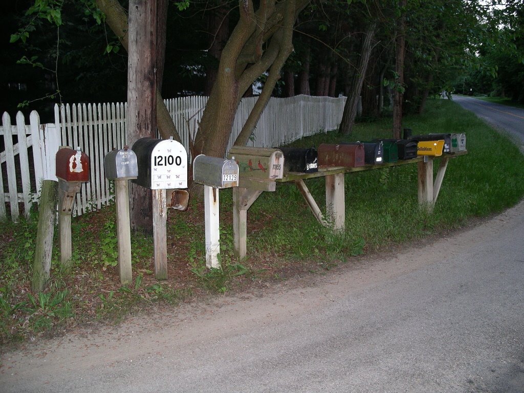 Mailboxes, Saywer, Michigan by FZappa