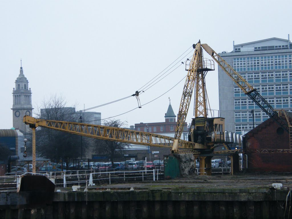 Shipyard crane, Hull by William Braquemard