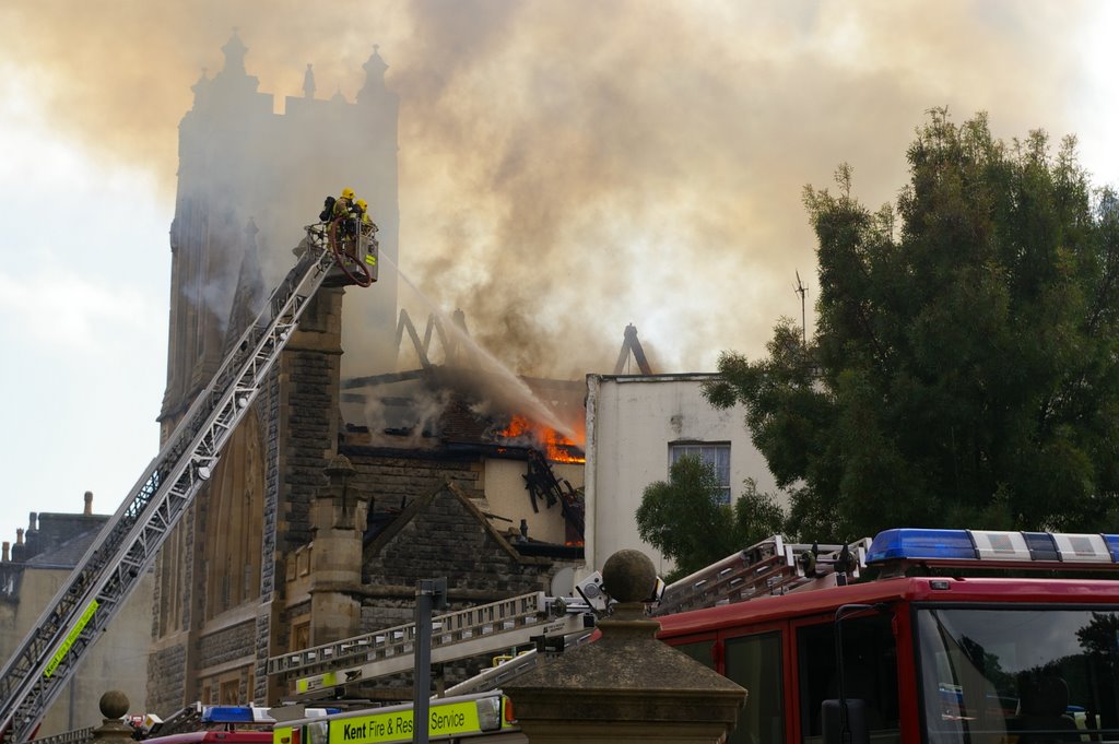 St. Columba Church 2007 Fire, High Street, Dover, Kent, United Kingdom by John Latter