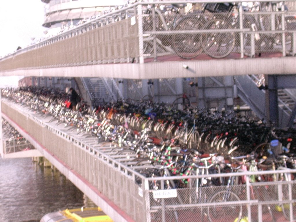 Bicycle Parking at Central Station by Ulrich Georges