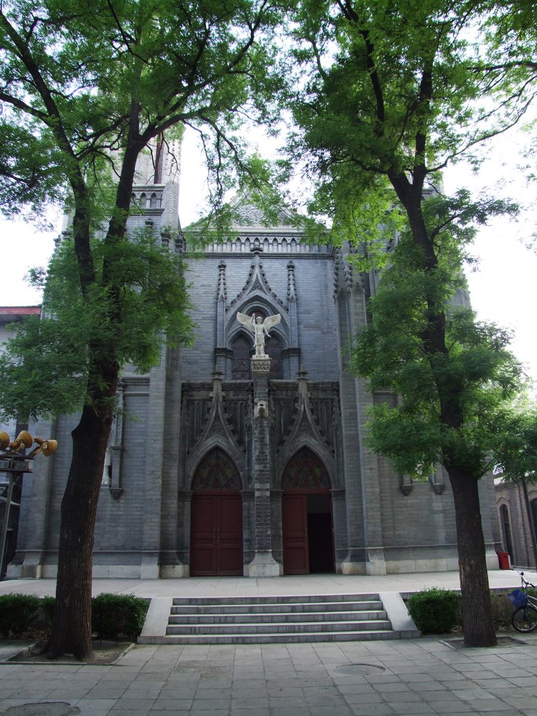 Catholic church in Beijing. by Ron Leunissen