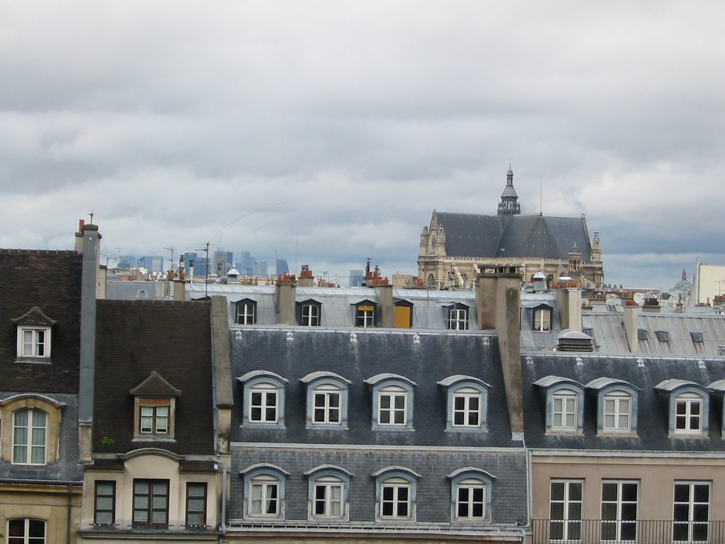 Paris - la Défense vue depuis le Centre Georges Pompidou by Athanasius Clay