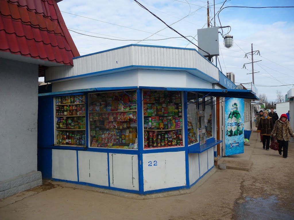 Lenins'kyi Market Mini Shop by Gunnar E Eide