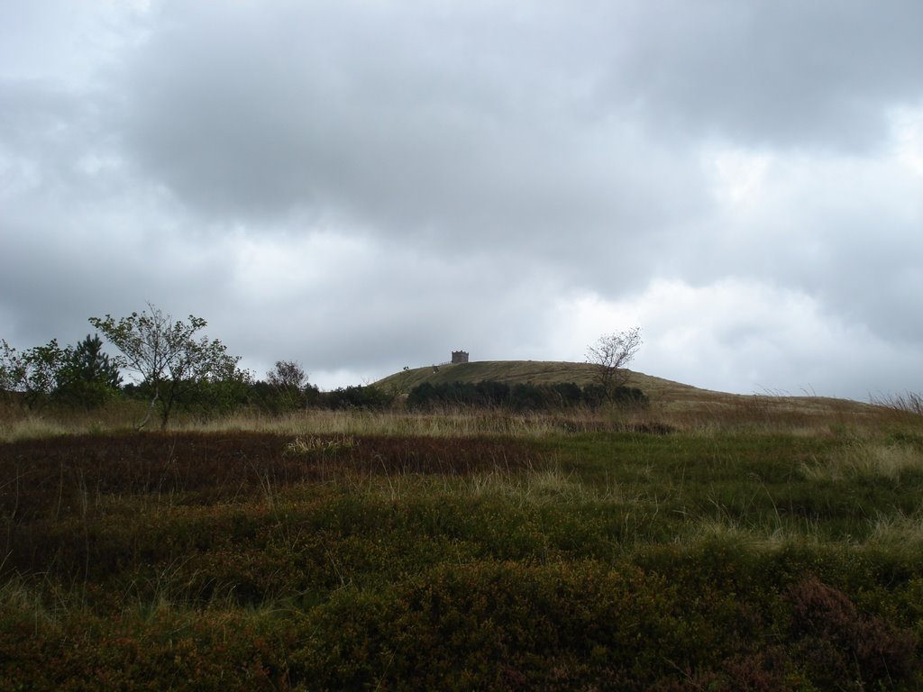 View of the Rivington Pike from a bridle path close to Roynton Road by Myron