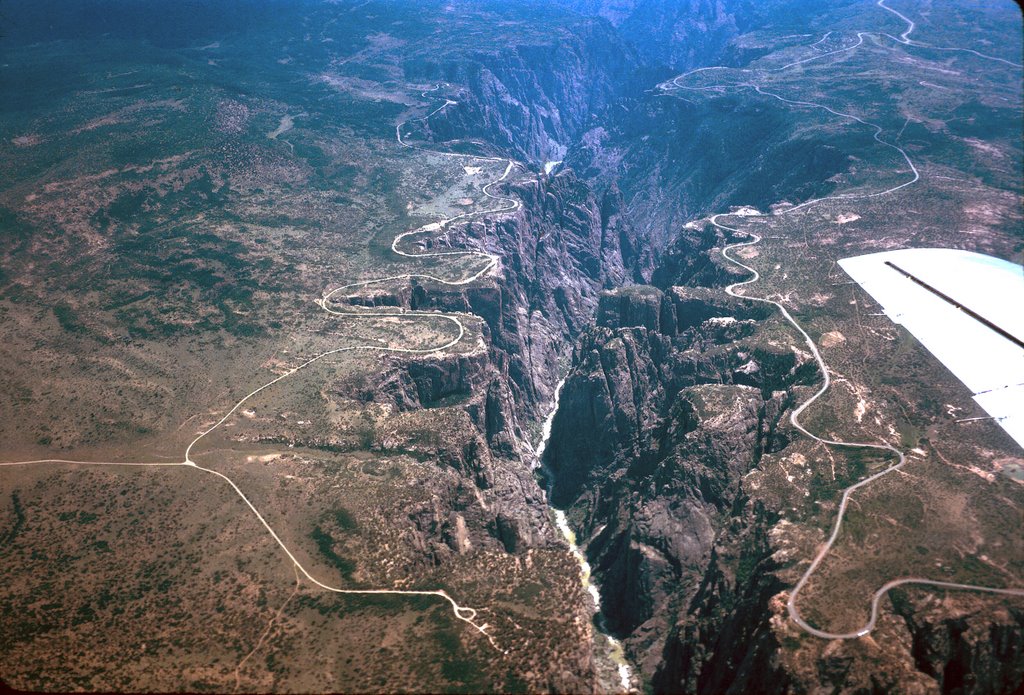 Black Canyon from Air by Morrie Gasser