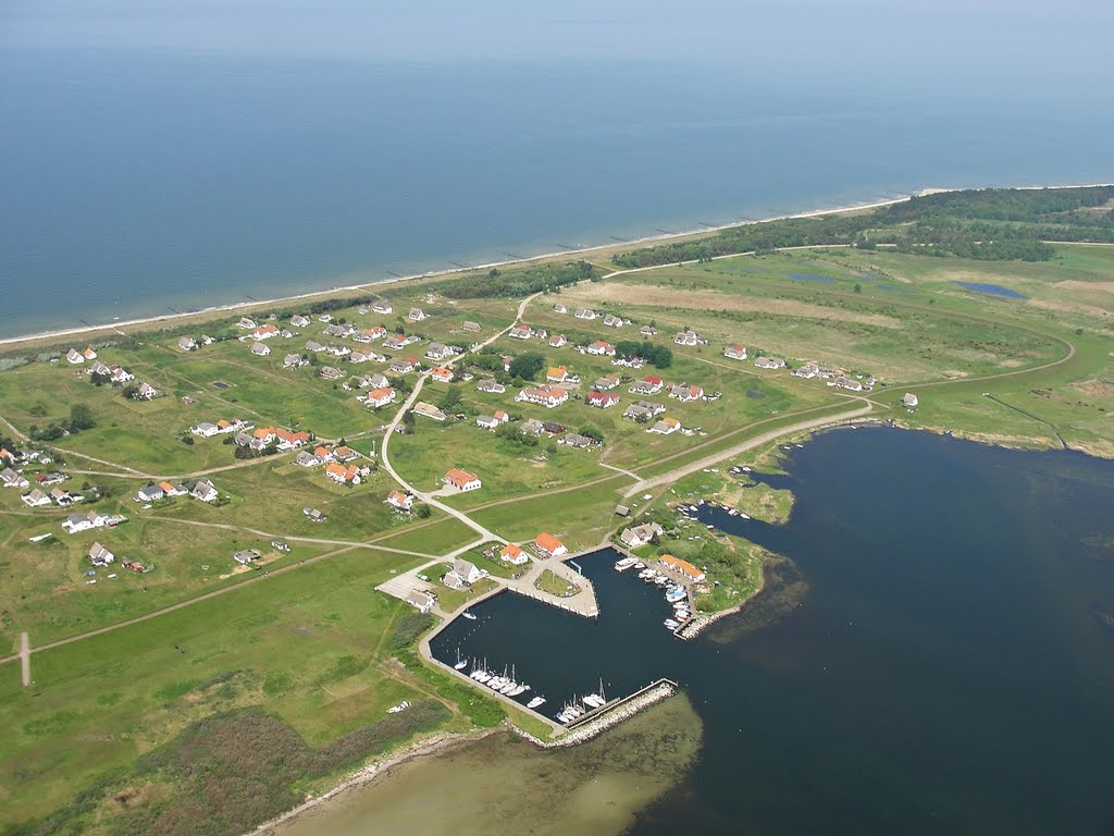 Luftbild Hiddensee, Neuendorf Hafen by CT-Flieger