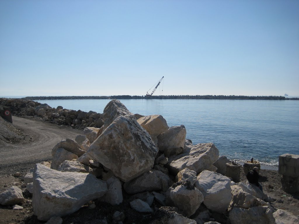 19-02-11 - Salerno, stato dei lavori per la costruzione del Porto Marina d'Arechi by Arciere82