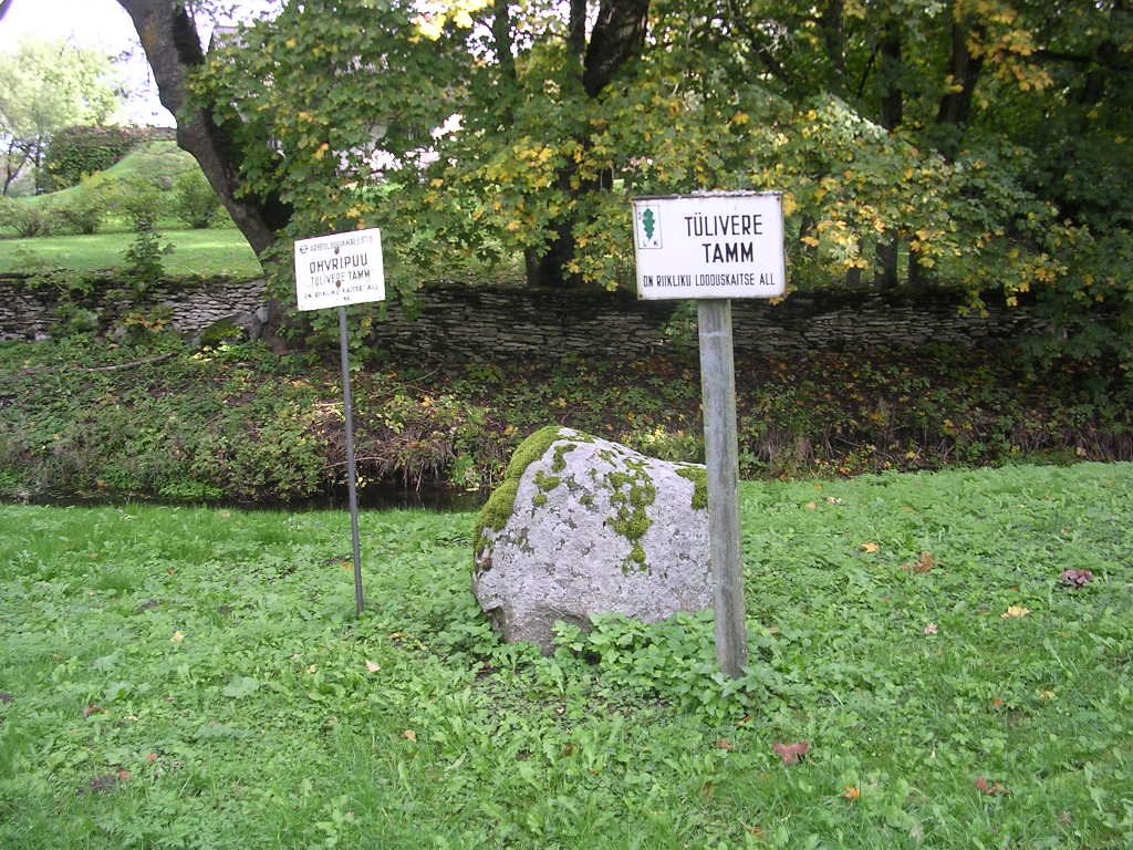 Tülivere, signs near the Oak of Tülivere by Aulo Aasmaa