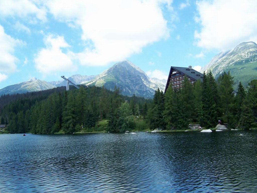 Štrbské Pleso lake, High Tatras by Bibiana Papp