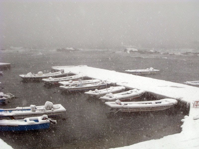 Fishing Boats Snow 2011 by ghorpestad@gmail.com