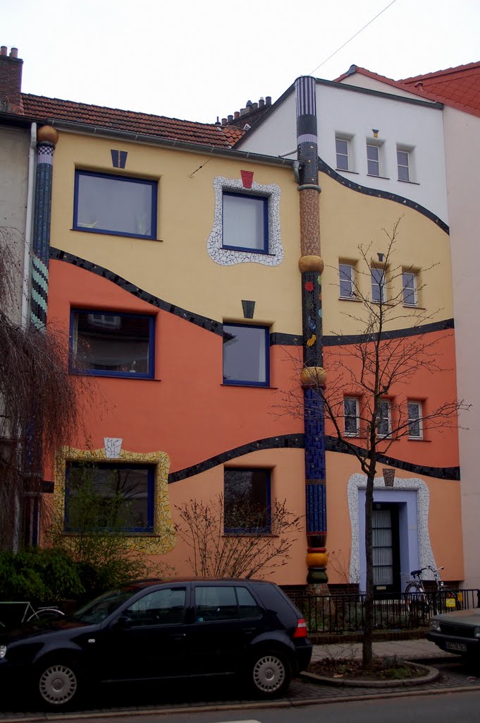 Hundertwasser angelehnt... by Barbara Wenzel-Winter