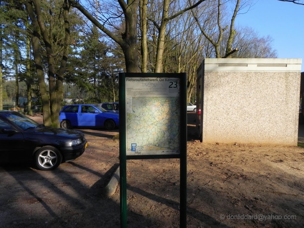 Netherlands kempenland north brabant cycle path knooppunte network - by donliddard