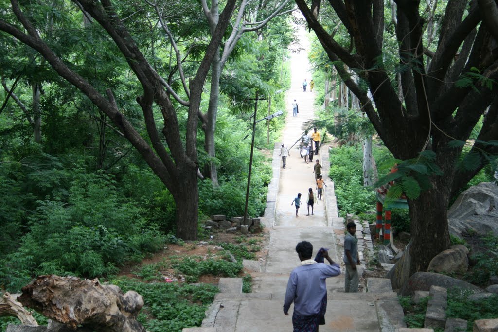 Steps to Antargange temple by Vikram G Aarella