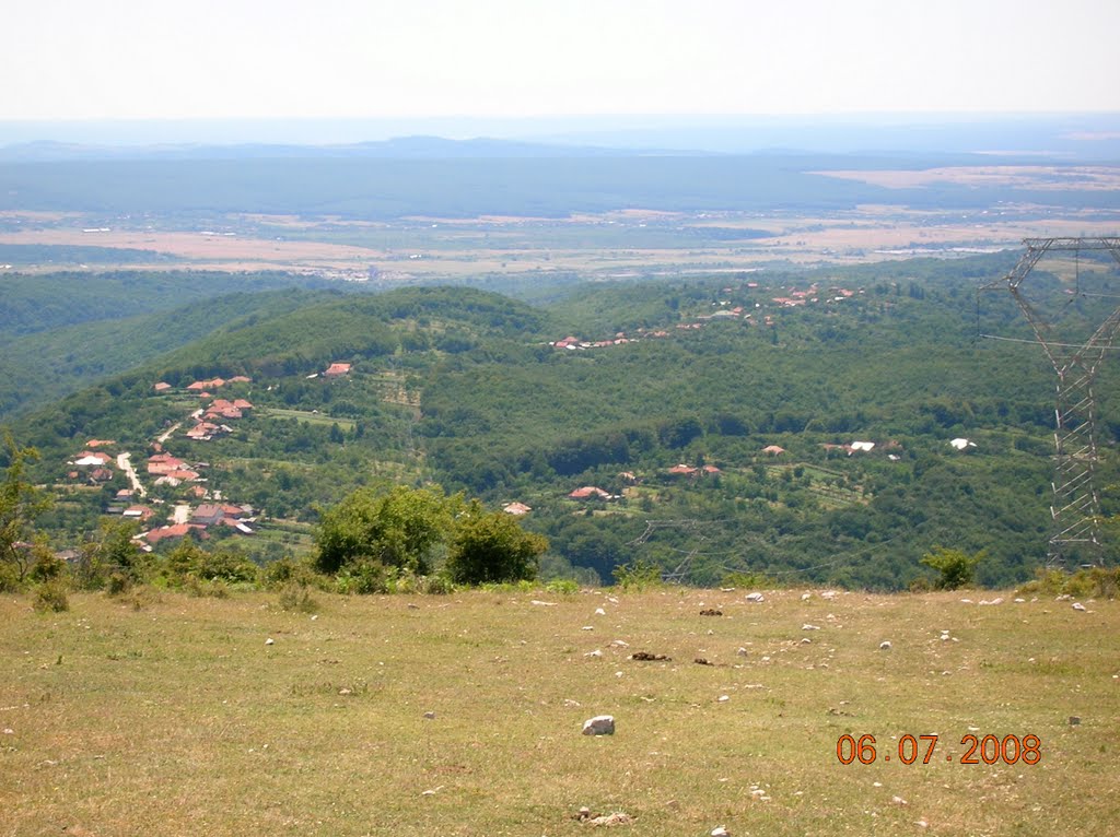 View over Schela village, Gorj county by raduconstantin